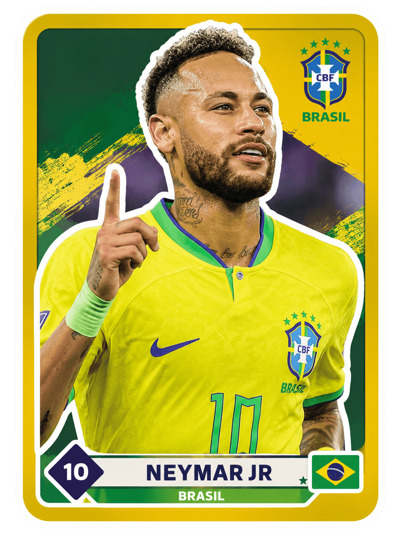 Figurinha Neymar Jr - Brasil
